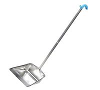 Holibanna Stainless Steel Upright Dustpan with Long Handle for Easy Kitchen Cleaning Durable Home Dustpan for Efficient Trash Collection Comfortable Grip for Convenient Use