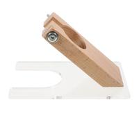 Holibanna Sturdy Carpet Trimmer Base Holder with Wood and Plastic Construction Multifunctional Tufting Clipper Rack for Neat Carpet Shearing and Storage Easy to Assemble Household Rug