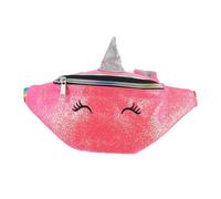 Holibanna Sweet Unicorn Waist Bag PU Crossbody for Cute Bag for Travel Kindergarten Outdoor Use Spacious Storage for Daily Essentials