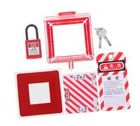 Holibanna Switch Protective Cover with Padlock Resin Material Power Button Lock Cover for Wall Switch Safety and Accident Prevention