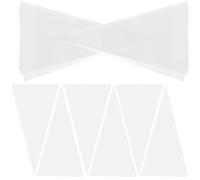 Holibanna Tear Resistant Grout Bags Cement Bags with Cuttable Tip for Masonry Pointing Mortar Application and Applicator for Grout 17.72 X 9.45 in 50Pcs HDPE White