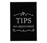 Holibanna Transparent Acrylic Tip Box with Secure Lock and Cash Slot for Bars Restaurants Donation and Suggestion Money Storage Container Easy to Clean Coin Bucket for Collecting Tips and