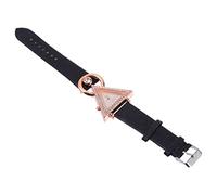 Holibanna Triangle Fashion Watch Question Mark Design Rhinestone Inlaid Leather Strap Watch for Women for Daily Wear Special Occasions