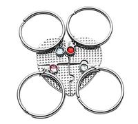 Holibanna Trio Matching Keychain Friendship Set Heart Puzzle Keyring Holder Bag Hanging Accessory