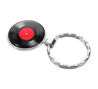 Holibanna Unique Music Keyring Vinyl Record Keychain Metal Keyring Vintage Disc for Music Enthusiasts