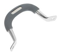 Holibanna Universal Large Anti-Scald Pot Side Handle Replacement, Thickened 304 Stainless Steel with Silicone Grip, Steaming Pot and Saucepan Accessory, Boiler Handle Grip for Kitchen Use