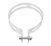 Holibanna Universal of Exhaust Motorcycle Steel Stainless Clamp Pipe for Maintenance and Modification Secure and Tight Fit Minimizes Risk Leaks Silver Suitable