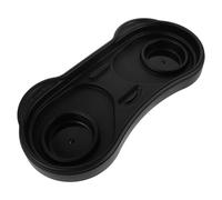 Holibanna Universal Stroller Snack Tray with Detachable Cup Holder, Panda-Shaped Plastic Food Plate, Pram Accessory for Travel and Daily Outings