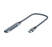 Holibanna USB Hub Adapter for Laptop Mini Portable Multi USB Port Expander with Shell Heat Resistant Port Data Splitter for Desktop and Travel