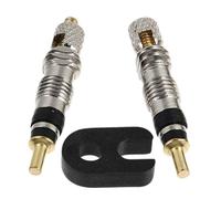 Holibanna Valve Core Tool Enhanced Sealing and 2pcs Replacement Kit for, Alloy Material with Reliability Tubeless Tyres Suitable for Vehicles and Tubeless Valve
