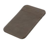 Holibanna Vertical Mini Card Holder Wallet, Slim Deep Gray Business Card Case with Multi-Slots, Id and Driver License Organizer for Travel and Work