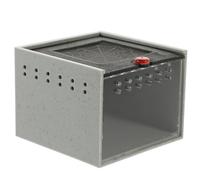 Holibanna Viewing Spider Enclosure Acrylic Terrarium Container, Black, All-round Ventilation, for Snakes and Soldier Crabs