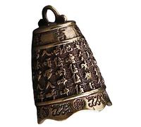 Holibanna Vintage Brass Bell Pendant for DIY Crafts Durable Garden Door Adornment Unique Keychain Accessory for Awards and Handmade