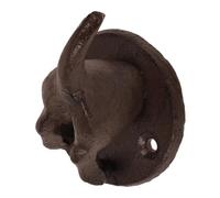 Holibanna Vintage Cast Iron Doggy Butt Wall Mounted Coat Hooks, European Style Decorative Metal Key and Hat Hangers for Entryway, Bathroom, and Living Room Storage