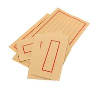Holibanna Vintage Chinese Style Letter Envelope Vertical Line Stationery Paper with Traditional Red Grid Envelopes Premium Paper for Greeting Cards Notes Invitations and Letters