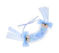 Holibanna Vintage Lolita Hairband for Elegant Lace Bow Headband with Pearl Accents for Dress Up Parties Cosplay and Photography Props