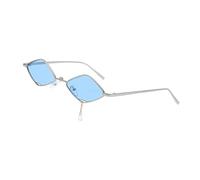 Holibanna Vintage Parallelogram Sunglasses Metal Frame and PC Lenses, Unique Decorative Eyewear for Taking Pictures and Stage Events, Chic Retro Style for Young People Color Color