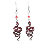 Holibanna Vintage Snake Dangle Earrings for Women Unique Long Drop Earrings Star Moon Design Comfortable Jewelry for Everyday Wear and Special Occasions