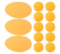 Holibanna Warm Light Filter Stickers to Enhance Ambiance and Soften Harsh LED Lighting 20pcs round Pet Gel Light Color Film for LED Bulbs and Ceiling Spotlights for Bedroom and Theater