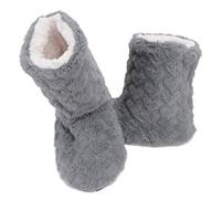 Holibanna Warm Non-slip Dance Boots for Fall Winter Thickened Floor Boots Fur Lining for Indoor Dance Practice and Home Comfort