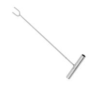 Holibanna Water Valve Shut Off Tool 48cm Extended Rod, 6mm Thick Steel Wrench Extender, 2.5cm U-Shaped Valve Hook for Plumbing, Gas and Heating System Maintenance