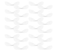 Holibanna White Dragonfly Wings Charms Versatile Use 100pcs Polyester Material, Resist Deformation Chic and Elegant Wing Design for Jewelry Making and Art Crafts for Women