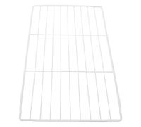 Holibanna White Metal Wire Freezer Divider Shelf Organizer Rack with Mesh Storage Grid Fridge Partition for Kitchen Cabinet and Supermarket Refrigerator Storage