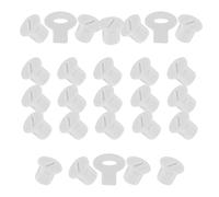 Holibanna White Plastic Replacement Screws for Potty Training Seat and Toilet Lid, Securely Anchoring the Step to Prevent Accidental Spills, for Bathroom Accessories