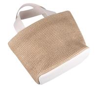 Holibanna Women Handbag Woven Shoulder Bag Chic Synthetic Leather Practical Large Capacity Female Friend Outdoor Beach Leisure Woven Bag