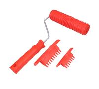 Holibanna Wood Grain Tool Set with Handheld Roller and Paint Pattern Stampers Exterior Paint Roller for Wood Texture Effect for Home Decoration Crafting and Architectural Projects