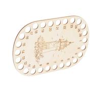 Holibanna Wooden Embroidery Thread Storage Board Cross Stitch Floss Holder Needlework Organizer for Large Projects DIY Sewing Craft Supplies