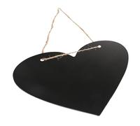 Holibanna Wooden Heart Shaped Hanging Pendant for Wedding Decorations Lightweight Craft Embellishments for Scrapbooking Sign Making Romantic Party Ornaments with Strings