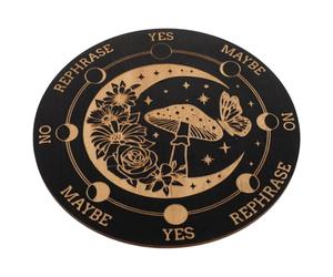 Holibanna Wooden Spiritual Dowsing Tool Divination Dowsing Board for Tarot Enthusiasts Unique Tarotshaped Design Finely Crafted Multi-Color Wood Material Home Decor Divination Practices