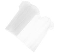 Holibanna Wrinkle Mesh Floral Wrapping Paper with Pearl Edge for DIY Flower Bouquets Wedding Party Crafts Wave Mesh Corrugated Edge Florist Supplies