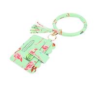 Holibanna Wristlet Keychain Cards Holder and Bracelet Plant and Animal Pattern Pu Wallet for Id Credit Cards and Cash Women Special Occasions