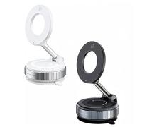 Holibao Vacuum Magnetic 360 Dual Lock Phone Holder,2026 Upgraded 360° Vacuum Magnetic Car Phone Holder,360° Adjustable Foldable Phone Mount,Vacuums Adsorption Magnetics Bracket 360 Adjusted (2Pcs)