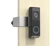 Holicfun No-Drill Door Mount for Eufy Video Doorbell E340 - Anti-Theft Aluminum Alloy Bracket, Compatible with 0.82-2.08 in Thick Doors