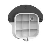 Holicfun Protective Sun Rain Shade Cover for R-ing Floodlight Cam Wired Plus, White