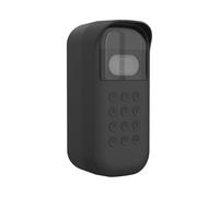 Holicfun Silicone Cover for myQ Smart Garage Door Video Keypad - Only Compatible with Right-Angle 20° Mounting Bracket Installation - Black