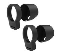 Holicfun Silicone Protective Cover for SimpliSafe Outdoor Camera Series 2 - Black, 2 Covers