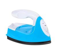 HolicsBeauty Lay Flat Mini Craft Iron, Portable Heat Press Machine, Electric Sewing Iron (Blue)