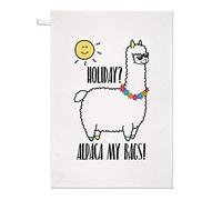 Holiday Alpaca My Bags Tea Towel Dish Cloth