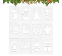 Holiday and Craft Stencils | Acrylic Templates for Wood Carving,Festive Acrylic Templates for Woodworking | For Men Women Boys Wife Husband Son Daughter Family