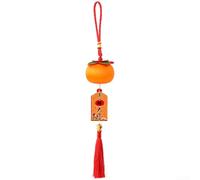 Holiday And Store Display Persimmon Ornament Hanging Decor With Detailed Craftsmanship, Suitable For Various Festive Occasions(H)