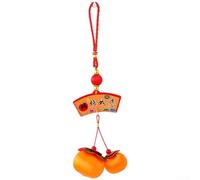 Holiday And Store Display Persimmon Ornament Hanging Decor With Detailed Craftsmanship, Suitable For Various Festive Occasions(F)