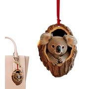 Holiday Animal Decorations,2D Acrylic Christmas Animals Ornaments - Festive Cute Portable Decorations for Holiday Home Wall Tree Bags Mobile Phones Family Colleagues