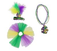 Holiday Attire Collection for 23 Inch White Geese Irish Celebration Costume Accessories Ideal for Pet Pictures Patrick ' s Day Party Decorations