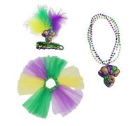 Holiday Attire Collection for 23 Inch White Geese Irish Celebration Costume Accessories Ideal for Pet Pictures Patrick ' s Day Party Decorations