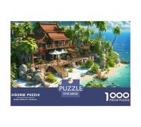 Holiday Bay Jigsaw Puzzles 1000 Pieces Puzzles 38x26cm/1000pcs Gift For Kids Challenging Creative Family Game DIY Cardboard