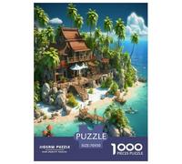 Holiday Bay Jigsaw Puzzles Puzzle for Adults Kids. 1000 Piece Great Gifts Challenge Toy Educational Game Home Decoration for Adults& Kids Age 14 Years Up 70x50cm/1000pcs